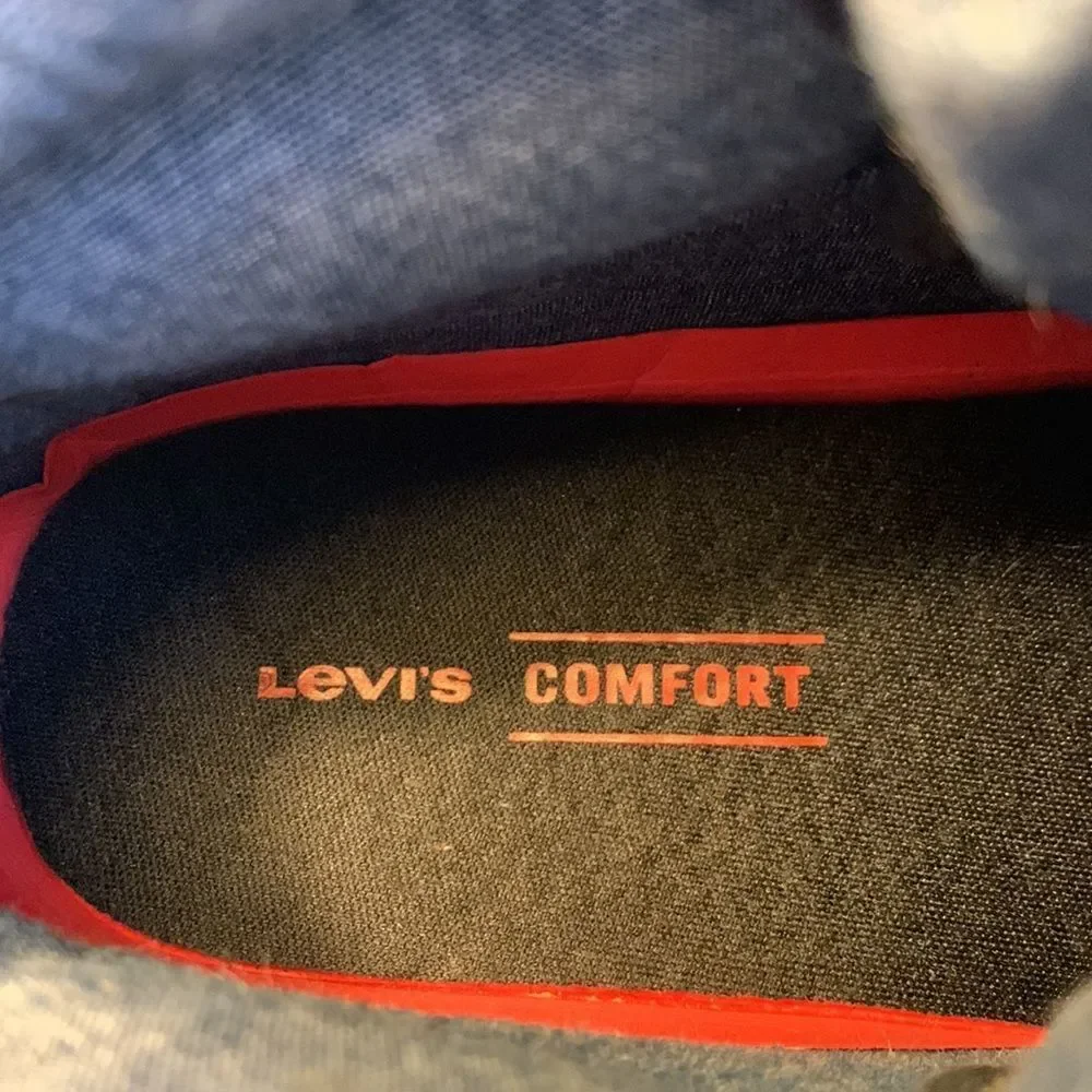 Levis Black High Top Sneakers Size 9